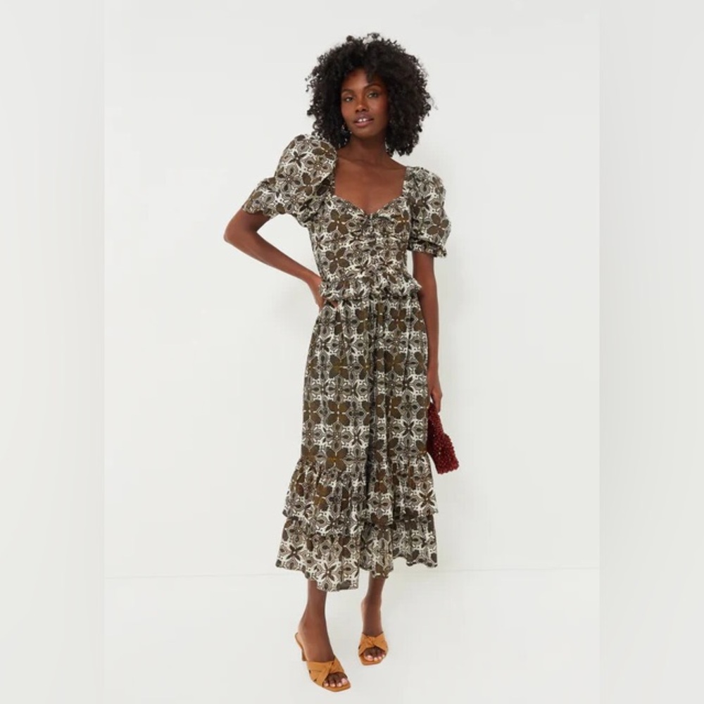 Cleobella Vicenza Midi Dress in Retro Tile